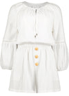 Bishop + Young 'Playa' White Lightweight Romper