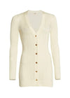 L'Agence Lightweight Ivory 'Millie' Cardigan