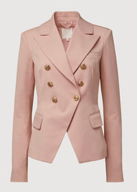 Rachel Parcell Double-Breasted Twill Blazer