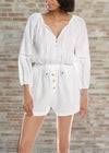 Bishop + Young 'Playa' White Lightweight Romper