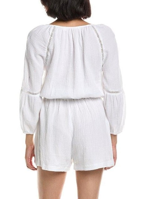 Bishop + Young 'Playa' White Lightweight Romper