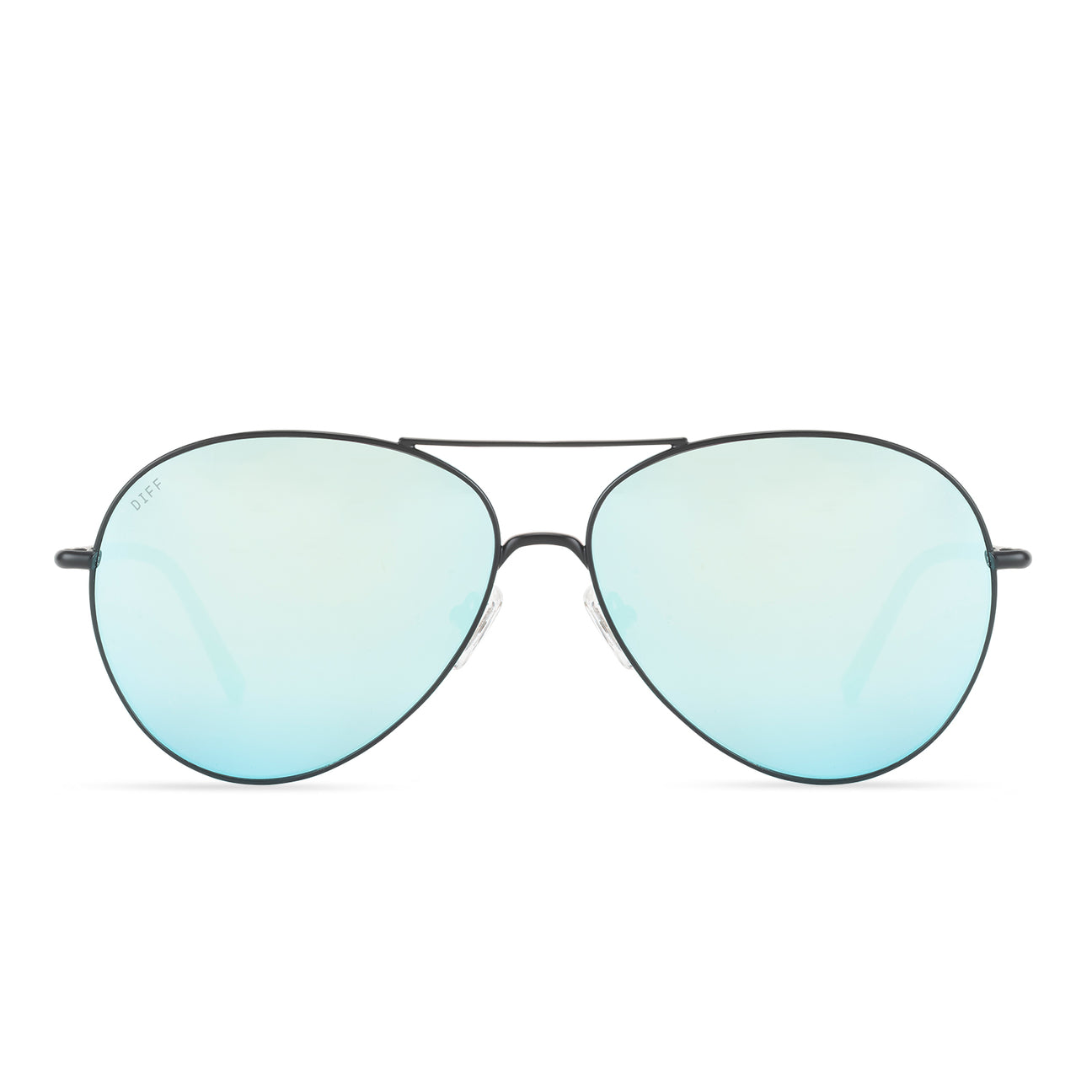 Jason Aviator Sunglasses Silver Frame/ Silver Lens