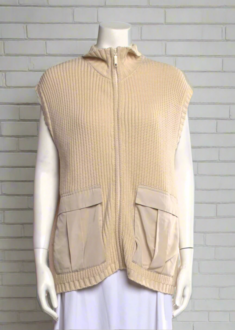 Baum und Pferdgarten 'Casey' Merino Wool-Blend Mockneck Sweater Vest