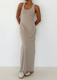 Rumored 'Cloud Nine' Racerback Textured Maxi Dress