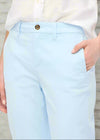 J. Crew 'Blue Breeze' High-Rise Girlfriend Chino Pant