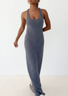 Rumored 'Cloud Nine' Racerback Textured Maxi Dress