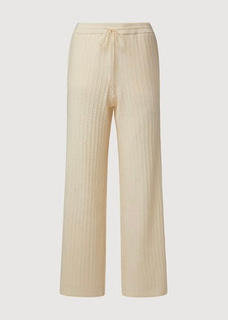 Rachel Parcell Cable-Knit Wide Leg Pants