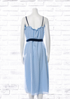 Joie 'Talei' French Chambray Eyelet Belted Midi Dress