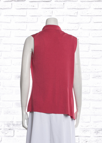 Lafayette 148 'Rosette' Sleeveless Sweater Vest