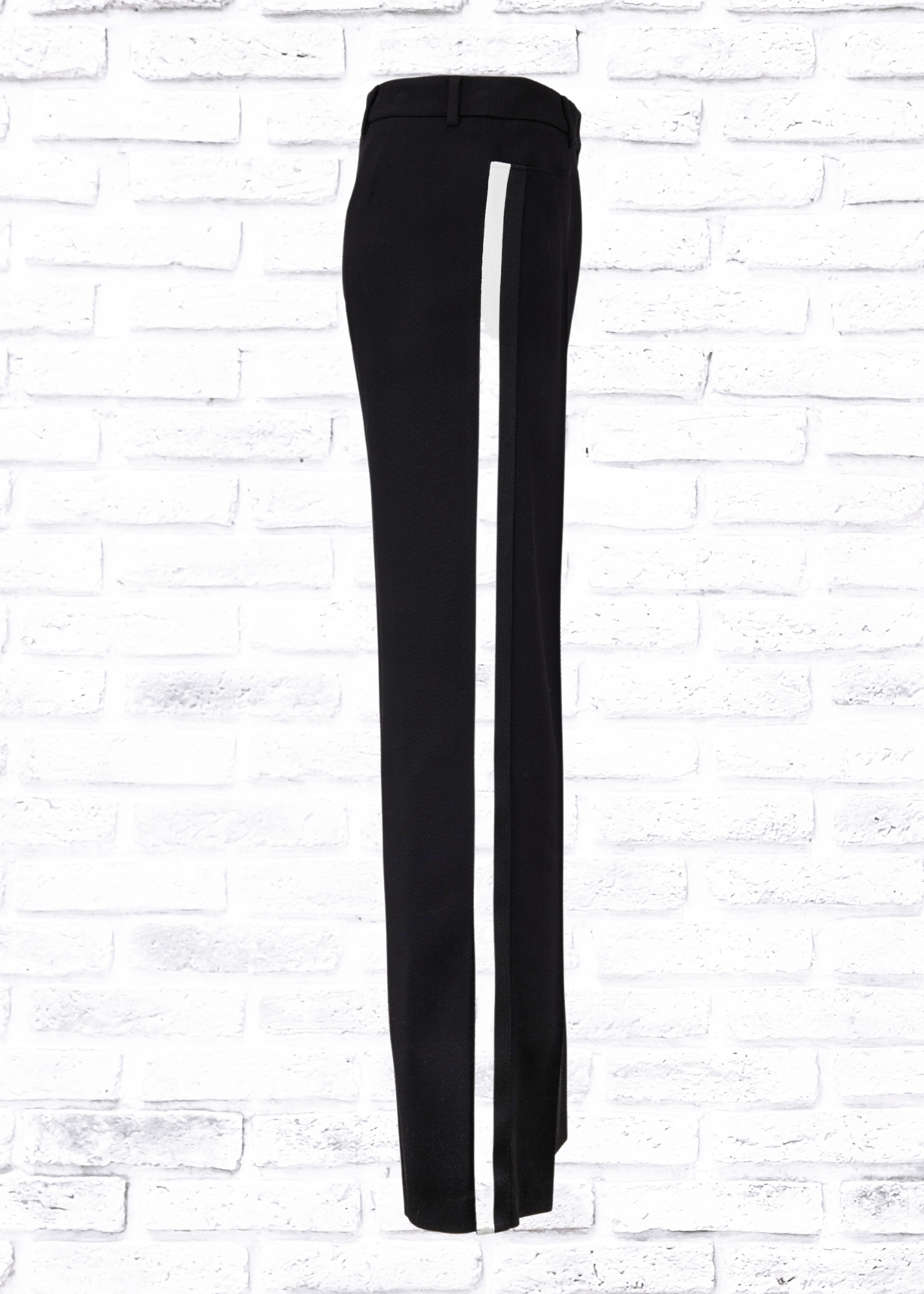 H&M+ Side-striped trousers - Black/White - Ladies | H&M IN