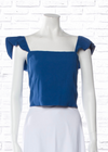 Alice + Olivia 'Riveria' Ruffle Cap Sleeve Top