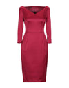 Escada 'Divija' Black Cherry Classic Sheath Dress