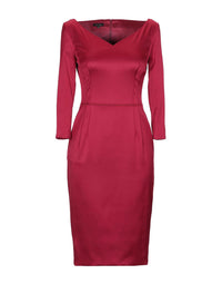 Escada 'Divija' Black Cherry Classic Sheath Dress