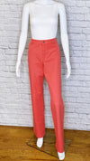 Escada Sport 'Linda' Straight-Leg Coral Denim