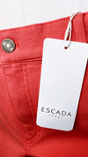 Escada Sport 'Linda' Straight-Leg Coral Denim