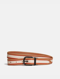 Coach Reversible Skinny Leather Belt