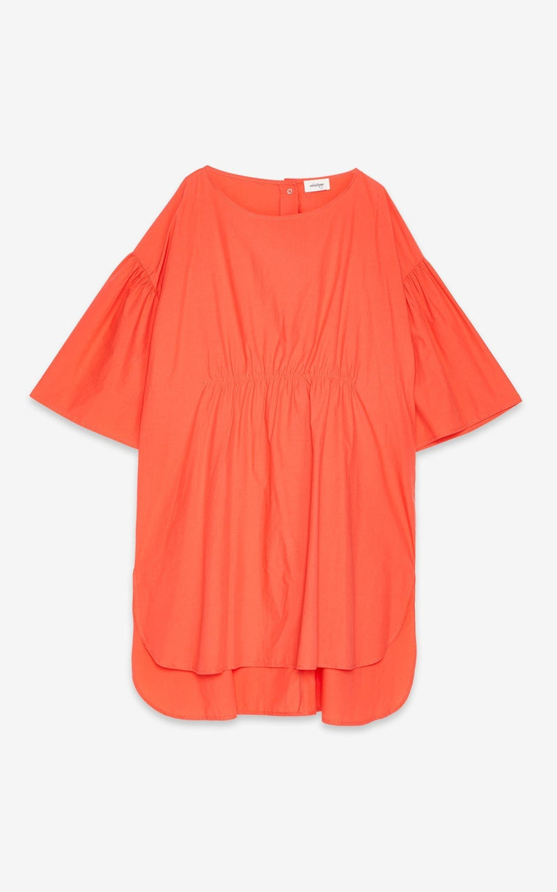 ottod'Ame Coral Lightweight Poplin Dress