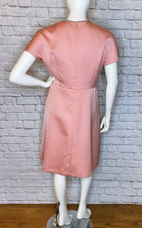 Escada Pink 'Dasquatu' Satin Sheath Dress