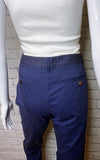 CH Deep Blue Pants with Embellished Waist