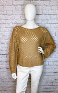 Vanessa Bruno Camel Angora-Wool Sweater